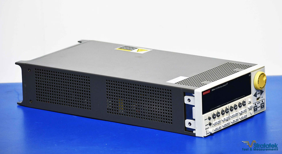 Thumbnail: Keithley 2602A SYSTEM SourceMeter 2 Channel SMU Source Measure Unit Calibrated Left side view