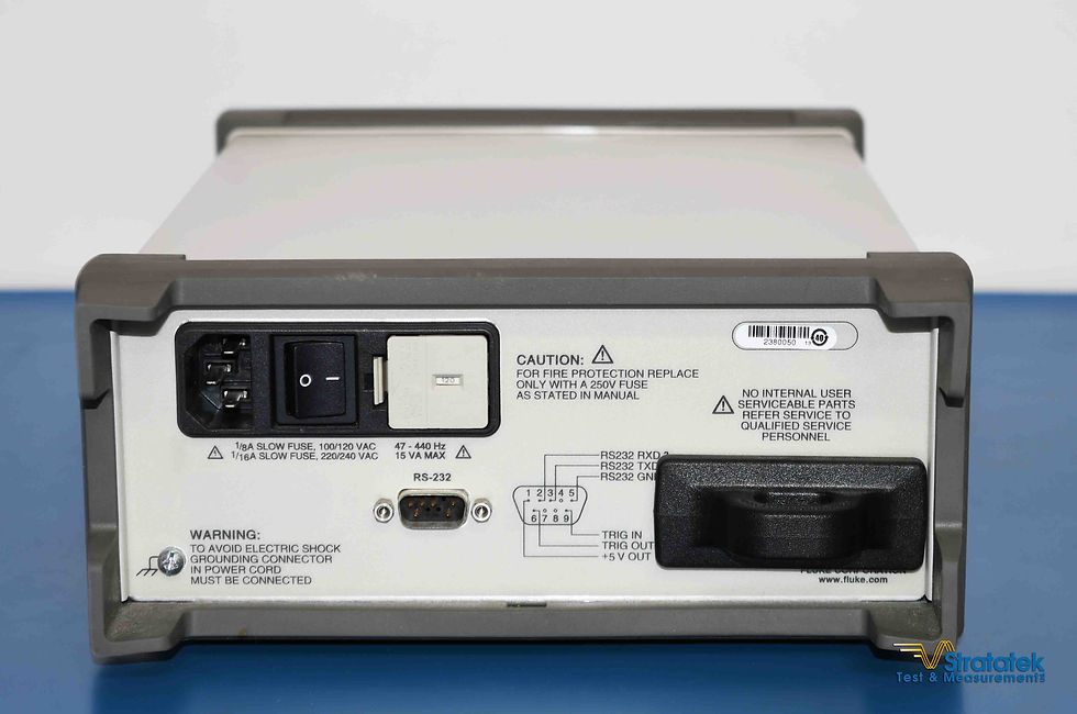 Thumbnail: Fluke 8808A 5.5 Digit Multimeter - NIST Calibrated 5 1/2 Digit Rear view