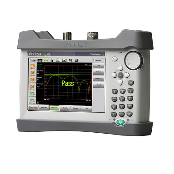 Anritsu S331L Site Master Handheld Cable and Antenna Analyzer side view