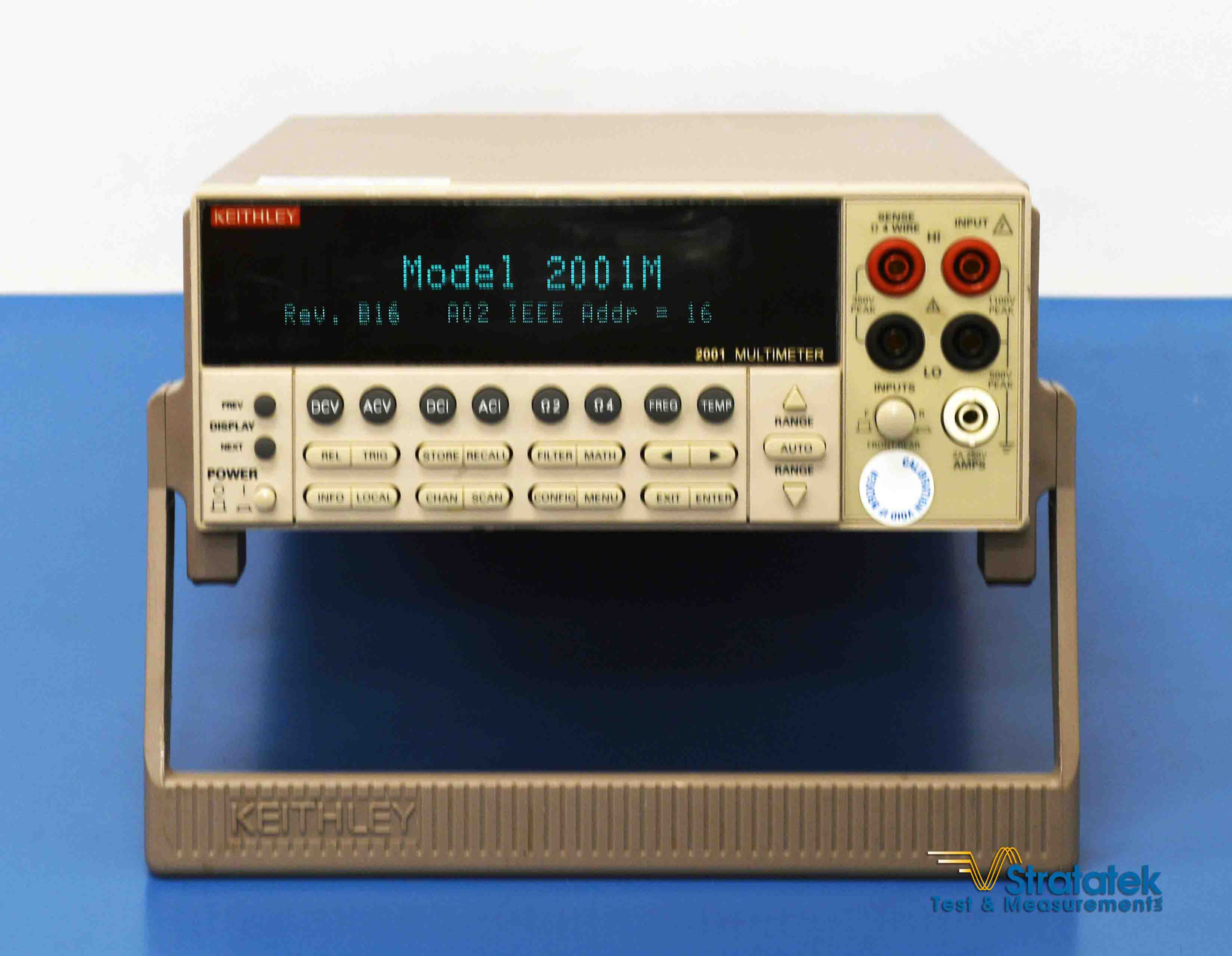 Keithley 2001 7.5 Digit Multimeter NIST Calibrated with Data