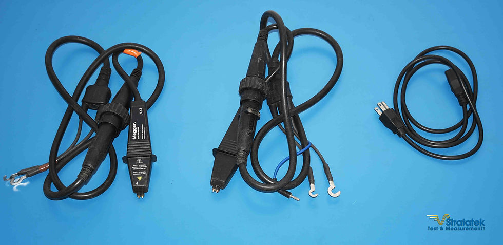 Thumbnail: Megger DLRO10HD 10A Digital Low Resistance Ohmmeter NIST Calibrated Accessories