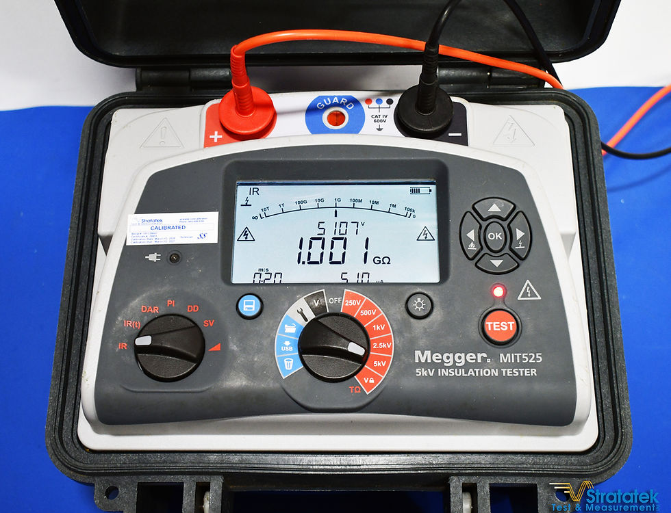 Thumbnail: Megger MIT525 5kV Insulation Tester Megohmmeter NIST Calibrated