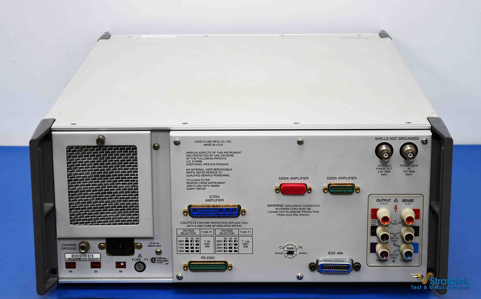 Thumbnail: Fluke 5700A Multifunction Calibrator Back View