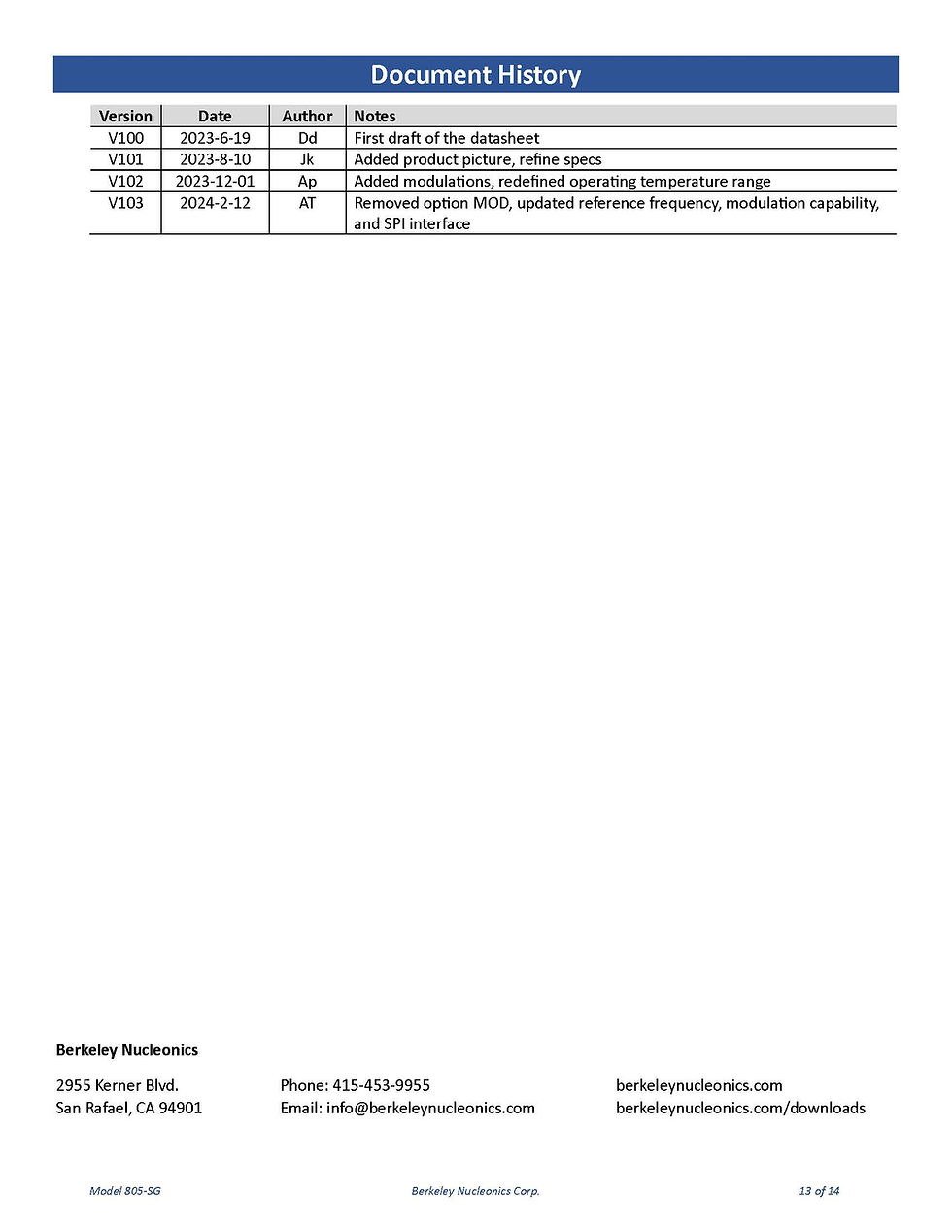 Thumbnail: Berkeley BNC 805-SG 20 GHz Microwave Signal Source