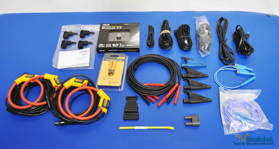 Thumbnail: Fluke 1748 3 Phase Power Quality Logger 1500A Probes PQA - NIST Calibrated Accessories