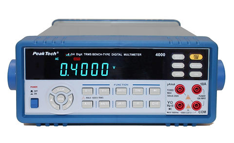 Peaktech P4000 Digital Multimeter True RMS Benchtop DMM 4 ¾ Digit