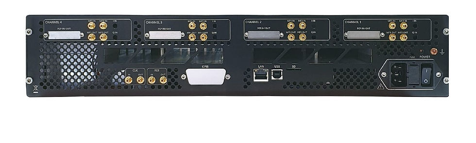 Thumbnail: Berkeley BNC Model 875 Agile Vector Signal Generators 2-4 Channel Up To 40 GHz Rear view panel
