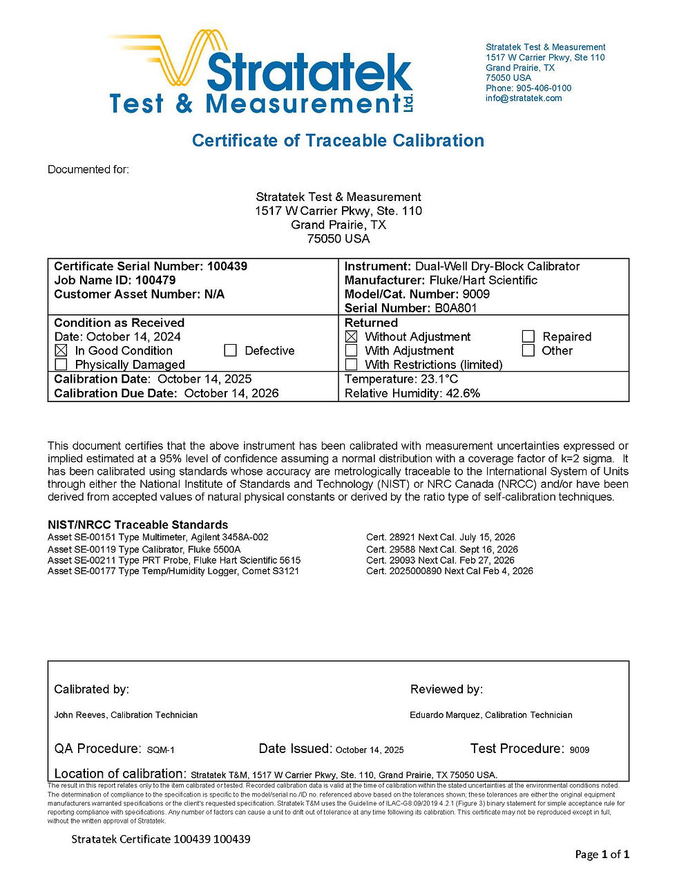 Thumbnail: Fluke Calibration 9009 Dual-Well Dry-Well NIST Calibrated