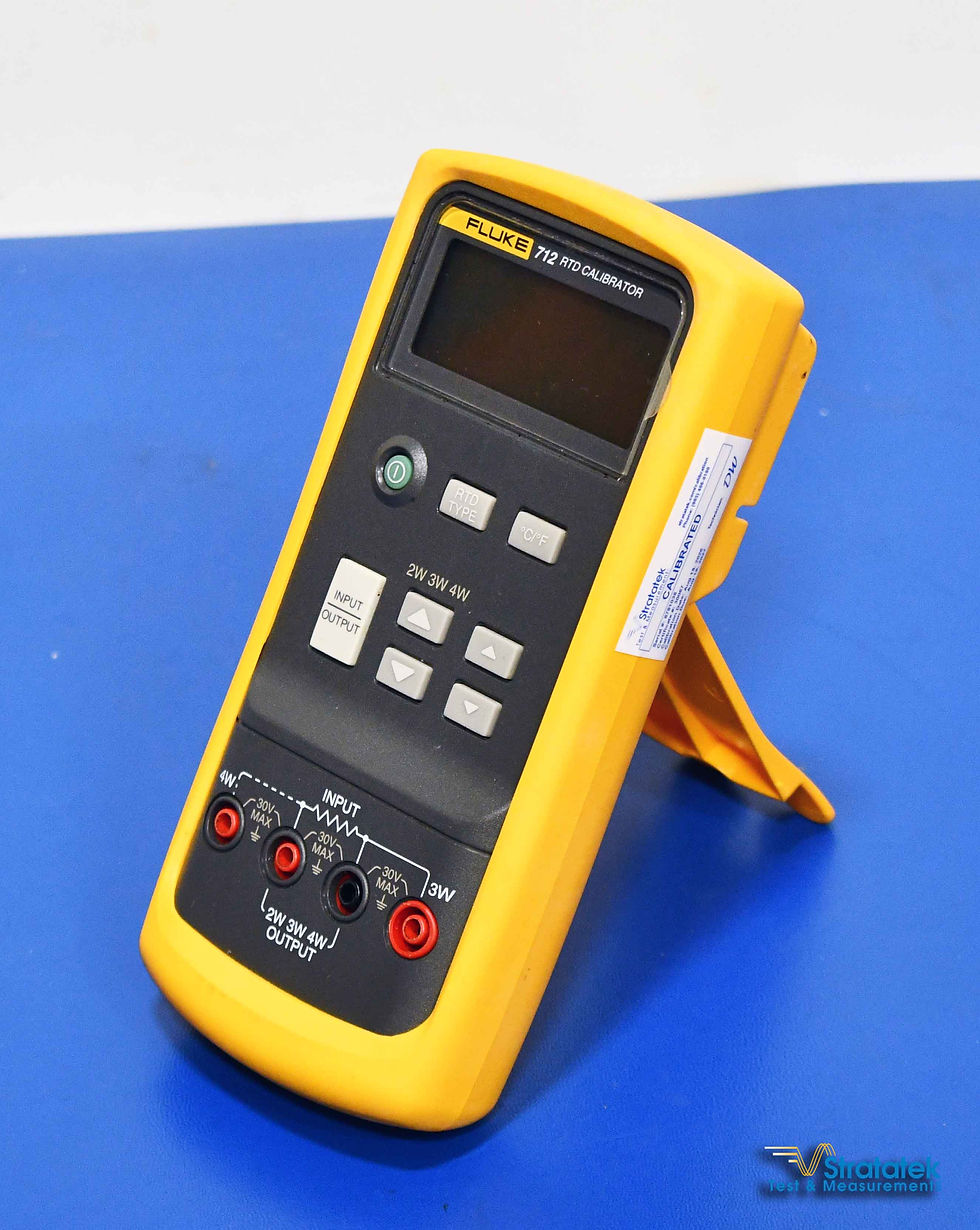 Thumbnail: Fluke 712 RTD Calibrator Temperature Calibrator NIST Calibrated