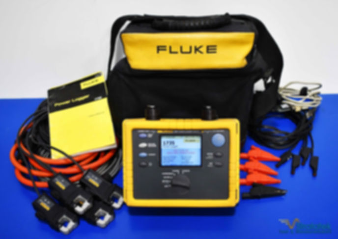 Fluke 1735 3 Phase Power Logger Analyst PQA 3000A Flexi CTs Calibrated Full set