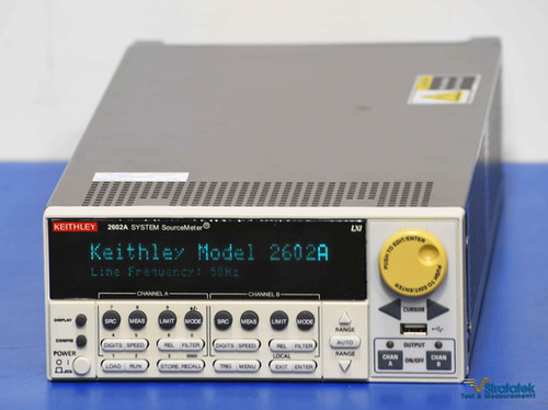 Keithley 2602A SYSTEM SourceMeter 2 Channel SMU Source Measure Unit ...