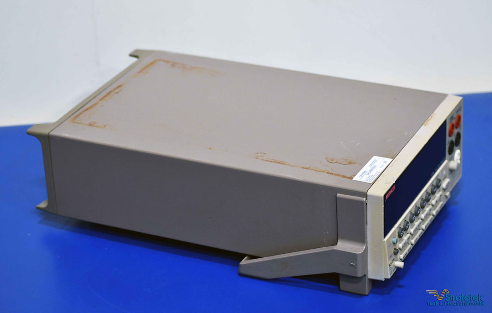 Thumbnail: Keithley 2015 Series 6.5 Digit THD Multimeter NIST Calibrated 6 1/2 Digit DMM Right side view