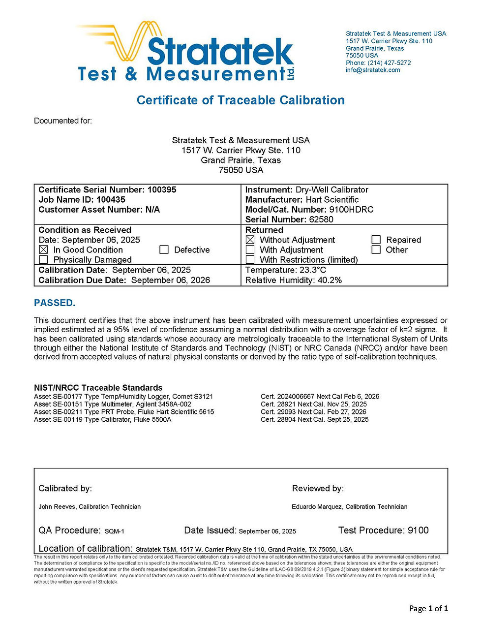 Thumbnail: Fluke Hart Scientific 9100 HDRC Dry Block Calibrator NIST Calibrated