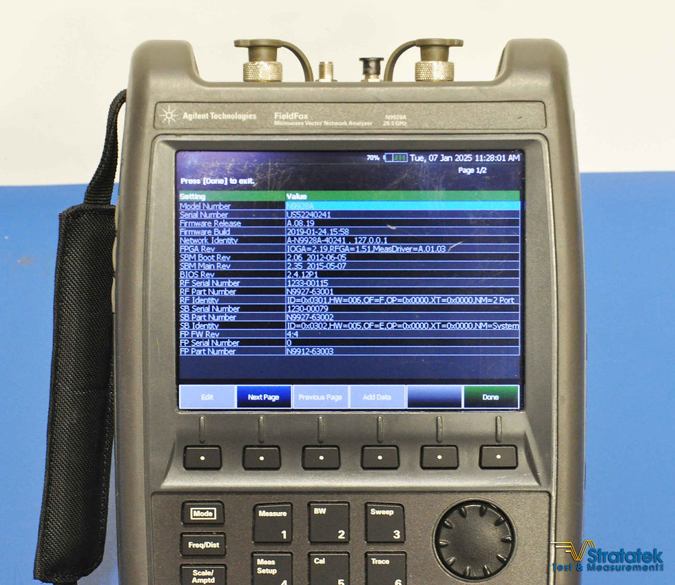 Thumbnail: Keysight N9928A FieldFox Microwave Vector Network Analyzer 26.5 GHz VNA
