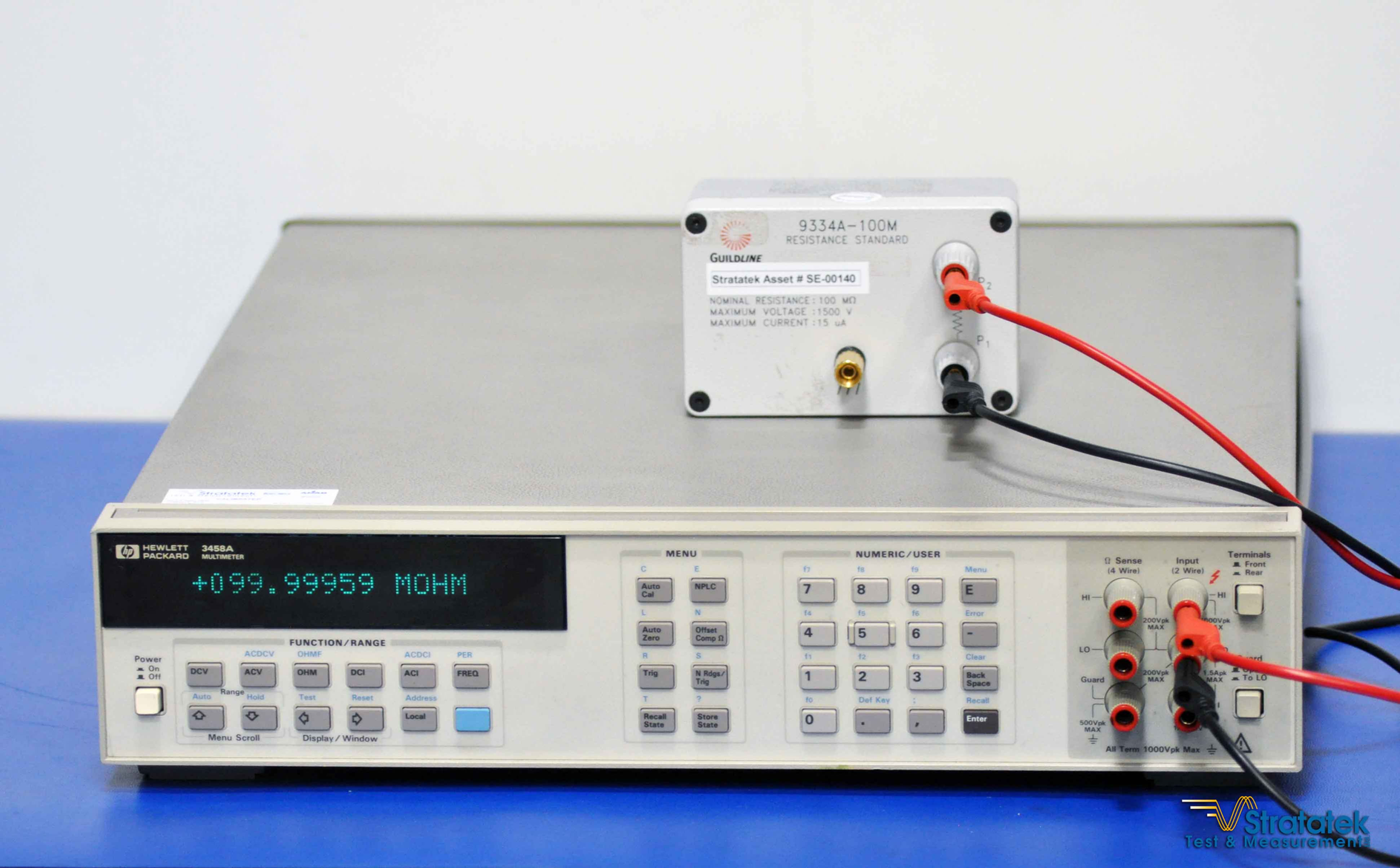 HP 3458A Multimeter Option 001 8.5 Digit DMM 3458A-001 ISO 17025 Calibrated