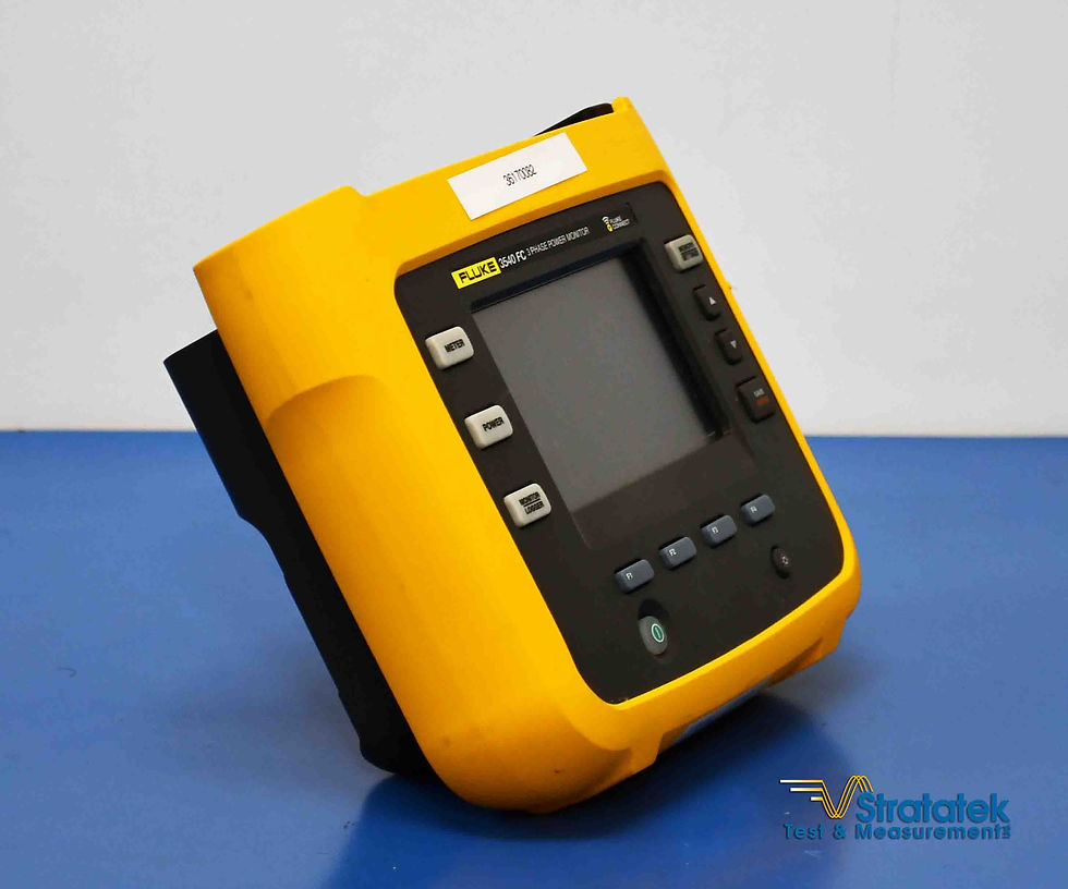Thumbnail: Fluke 3540 FC Three-Phase Power Monitor and Condition Monitor NIST Calibrated Left side view