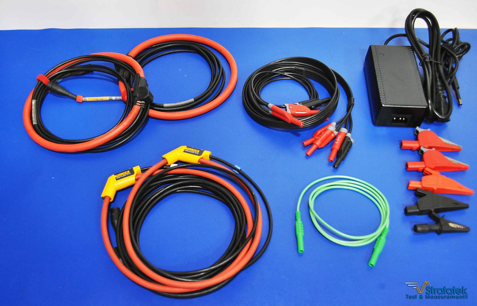 Thumbnail: Fluke 435 Power Quality Analyzer 3-Phase PQA Flexi Current Probes Calibrated