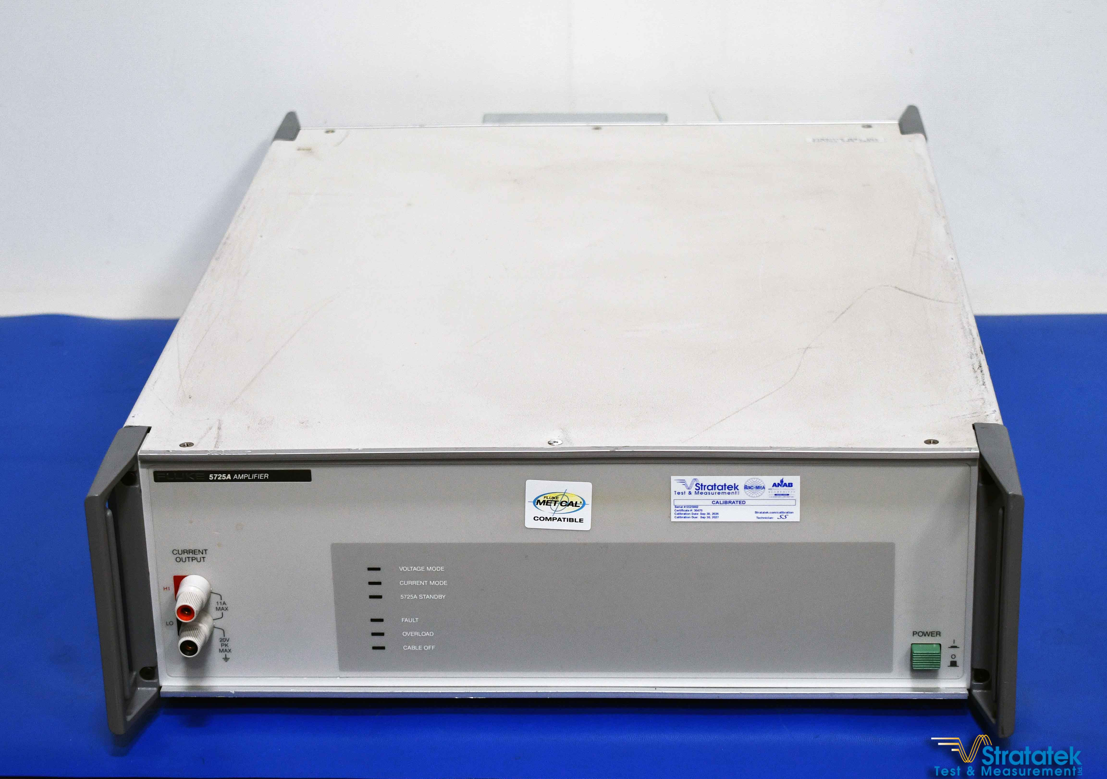 Fluke 5725A Calibration Amplifier ISO 17025 Calibrated for 5700A 5720A