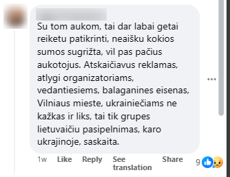 Komentaro pavyzdys
