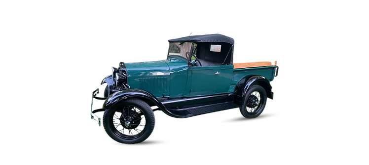 Classic green pickup truck representing trusted car buying and selling services by Concierge Car Buyer