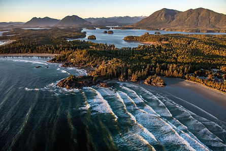 Scenic view of Vancouver Island's coastline, symbolizing the natural beauty behind Coastside Skin's products.