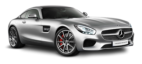 Silver luxury Mercedes coupe representing high-quality car concierge service and expert negotiation