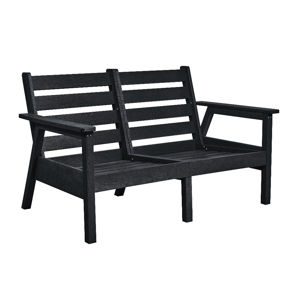 Tofino loveseat in black
