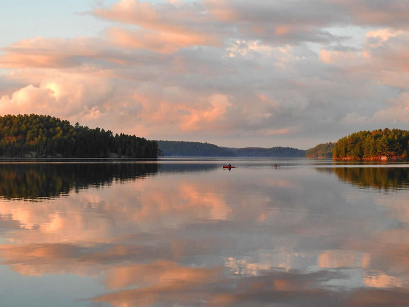 Overlooking lake Muskoka