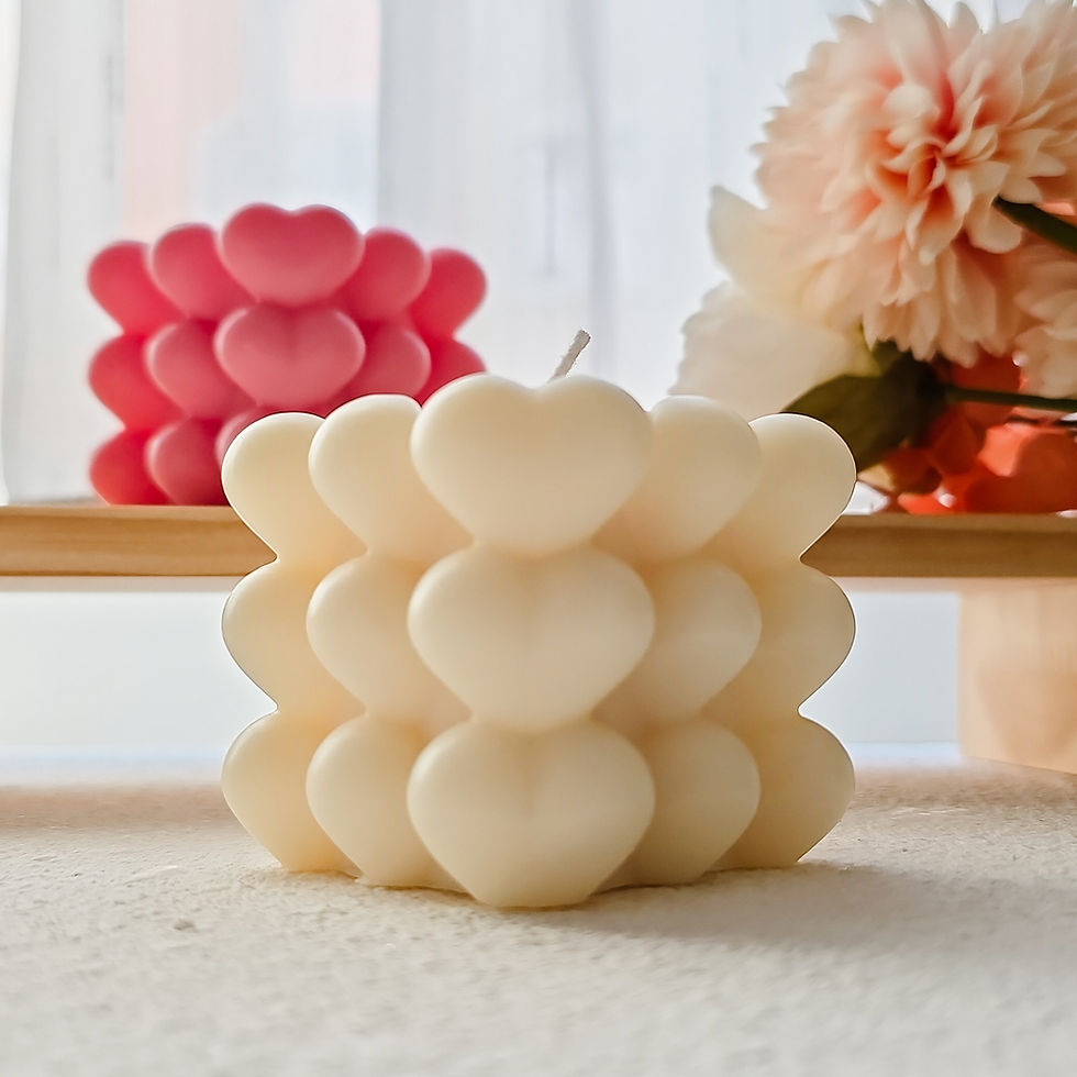 Thumbnail: Bubble Heart Candle