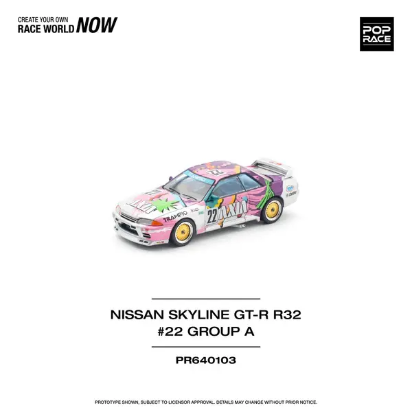 Miniatura: POP RACE - LIMITED - NISSAN - SKYLINE GT-R (R32) N 22 TEAM AXIA Gr.A 1991
