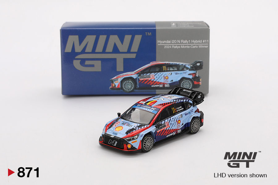 TSM MINI GT - Hyundai i20 N Rally1 Hybrid #11 2024 Rallye Monte-Carlo Winner