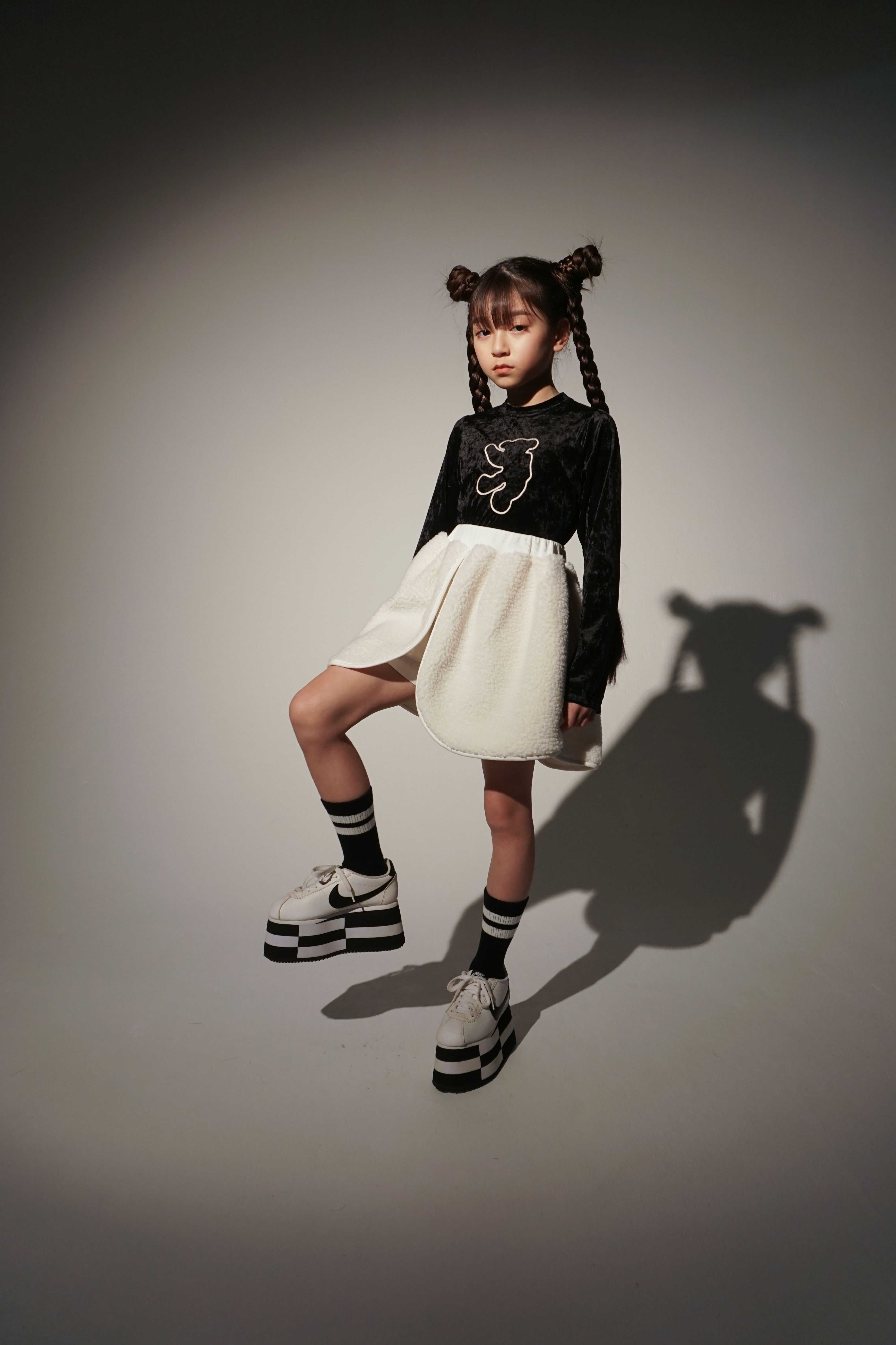 【予約商品】teddy velours long sleeved