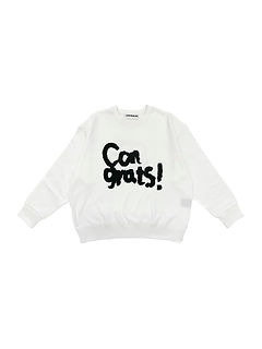 セール⚫︎UNIONINI⚫︎白の○△スウェット 後ろロゴタグ付! 8/10Y Limited Items - UNIONINI