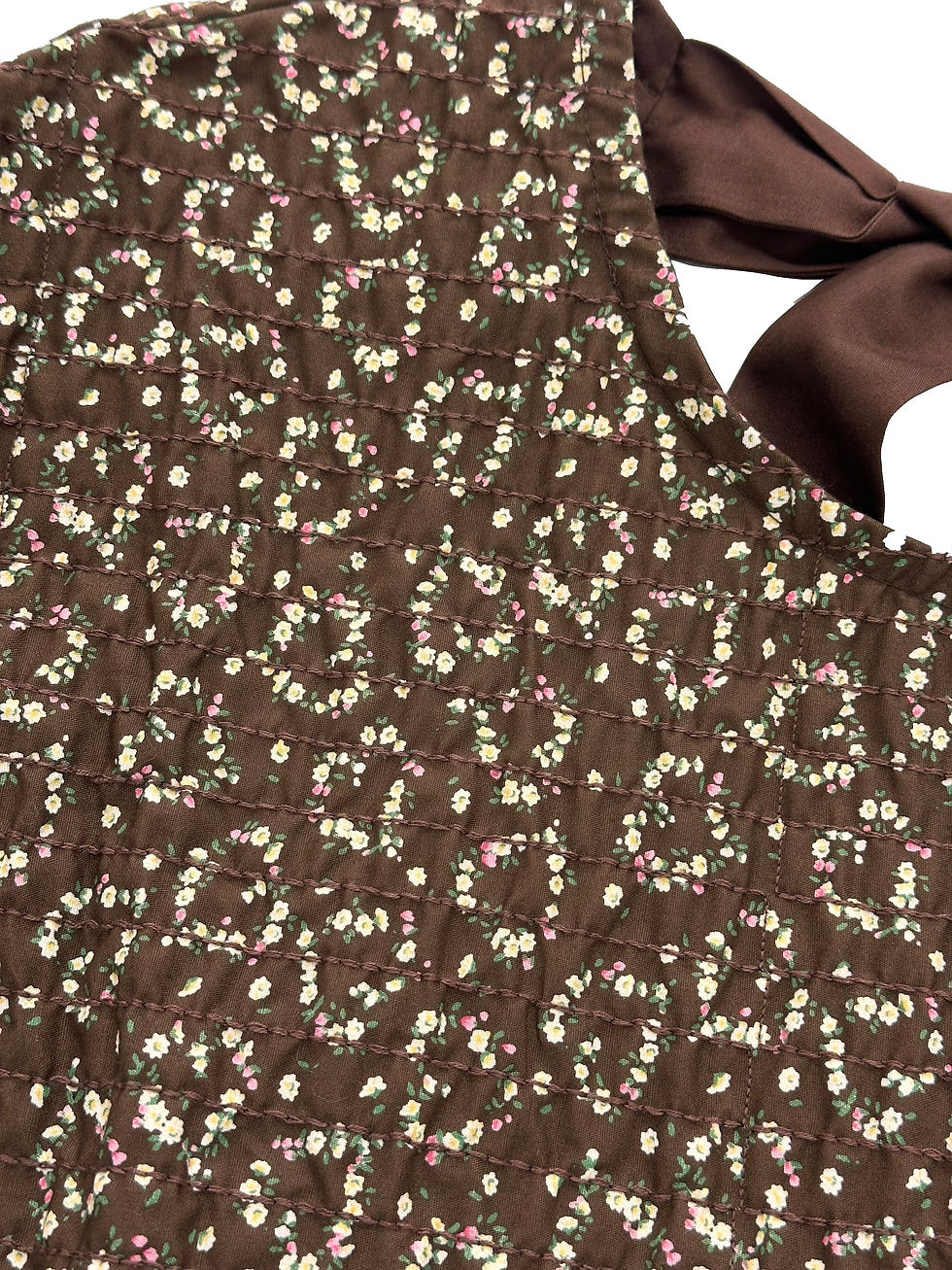サムネイル： flower shirring blouse