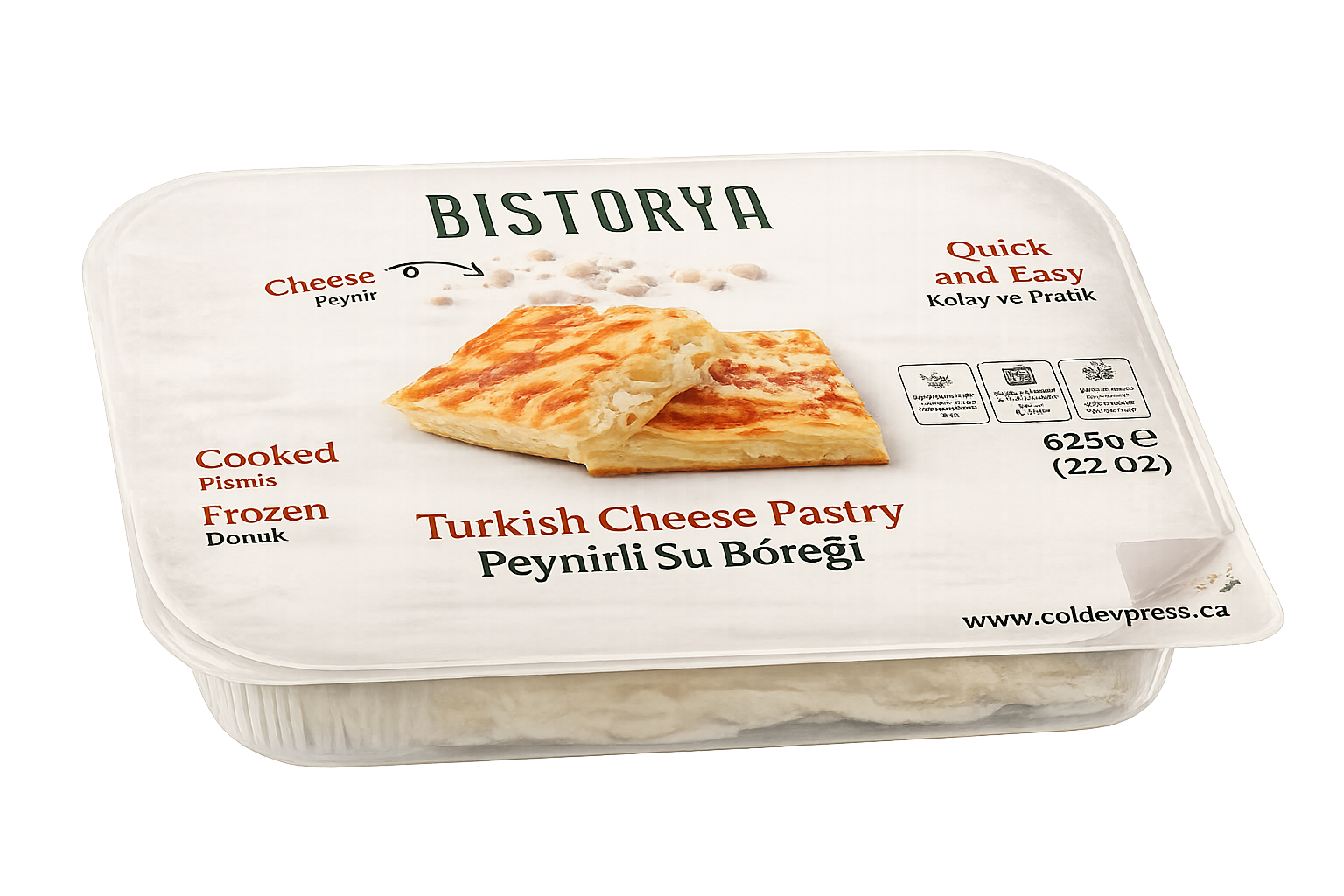 Bistorya Su borek With Cheese 625 gr