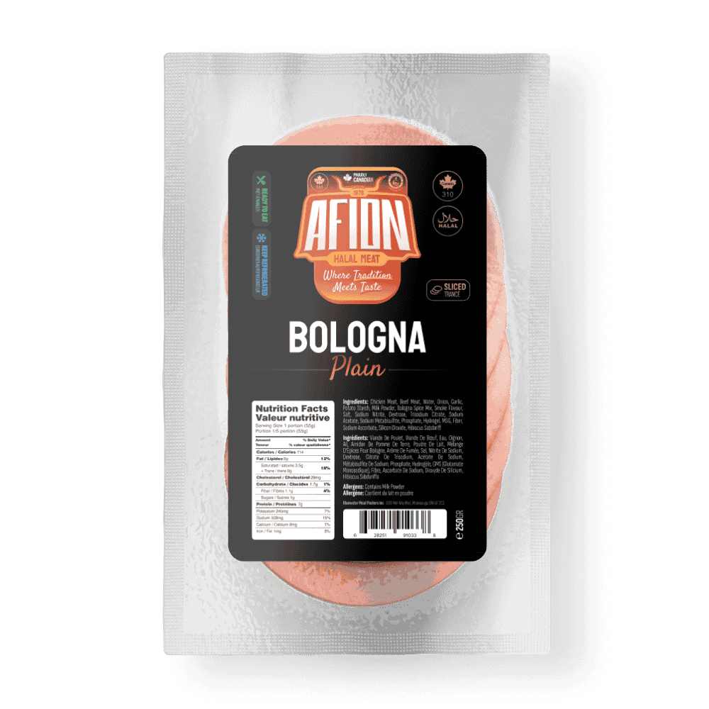 Afion Bologna Plain Sliced 175 gr
