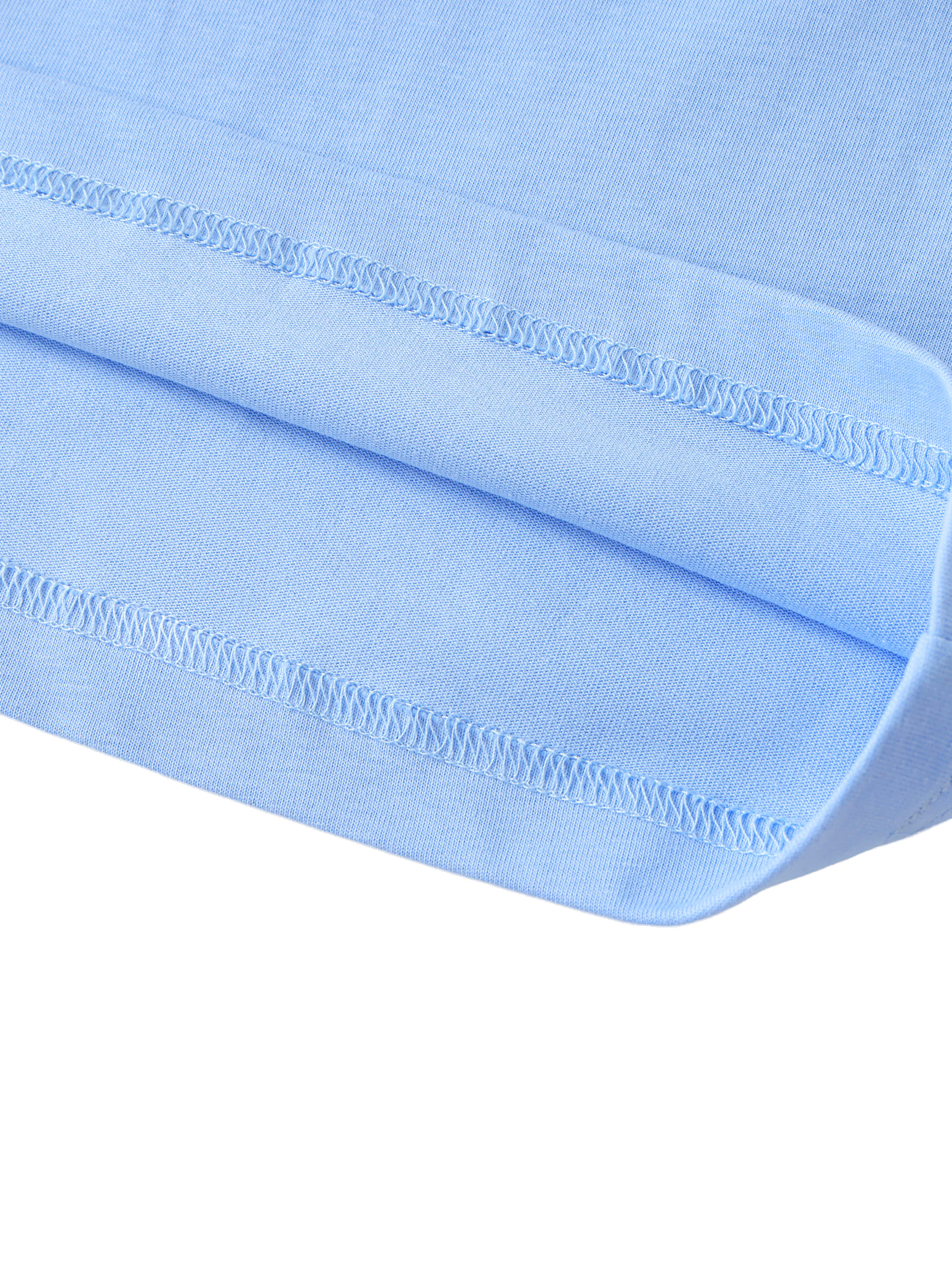 Contrast Tape Crewneck Cotton T-Shirt