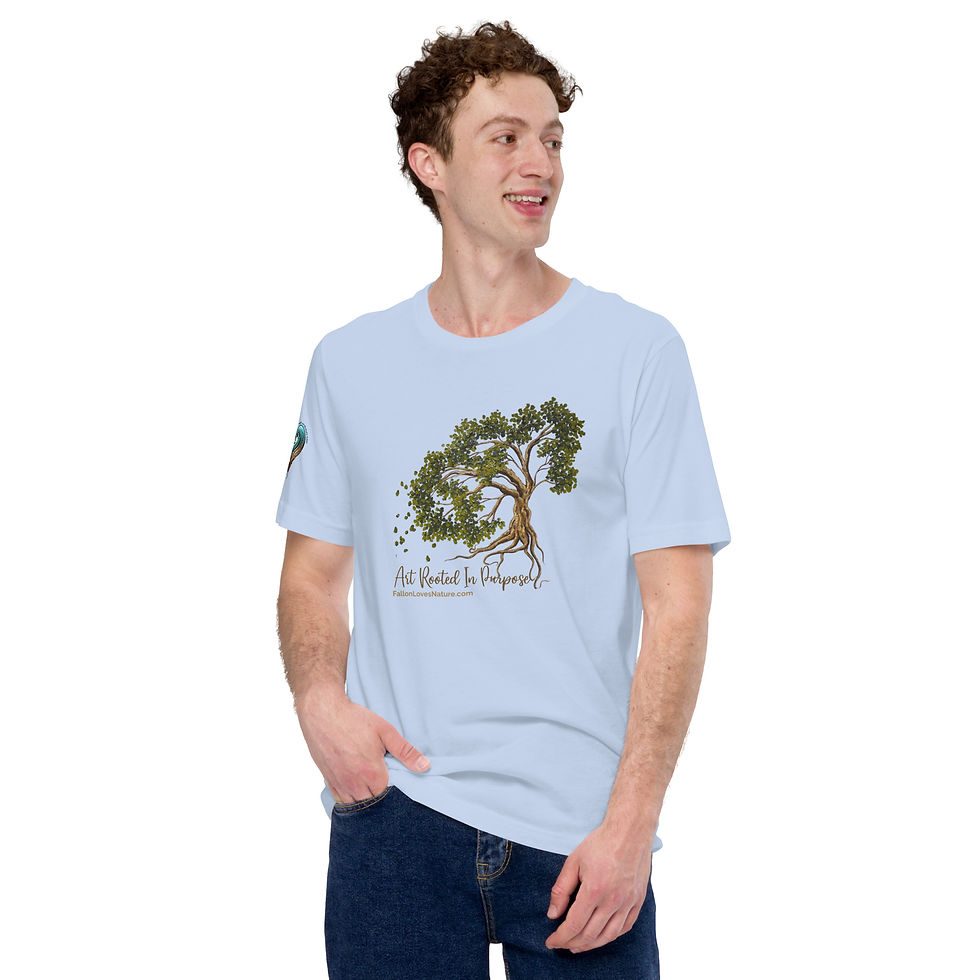 Thumbnail: Art Rooted In Purpose Unisex t-shirt copy