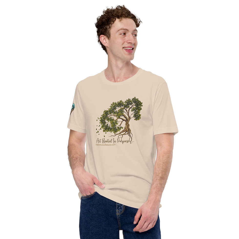 Thumbnail: Art Rooted In Purpose Unisex t-shirt copy