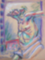 Pastel Figure