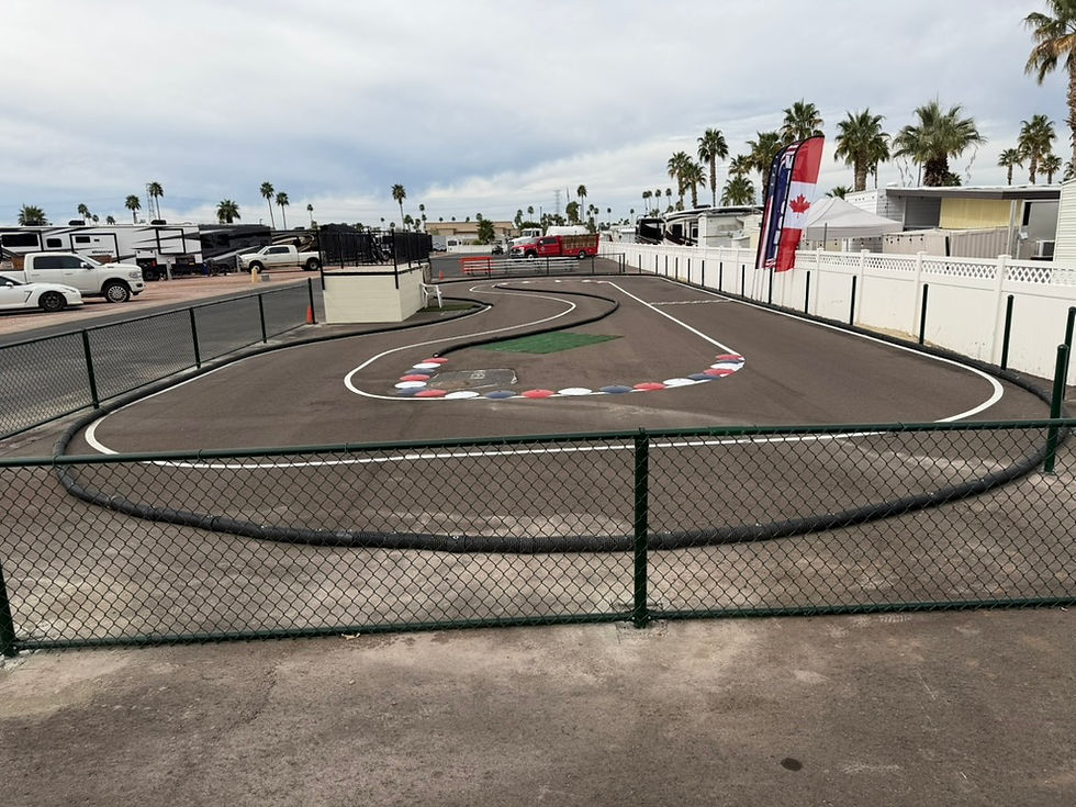 They have an RC Car track, and it interests me.  I think it would be fun to get and drive an RC Car.  It's also something I could bring home to Indiana and enjoy with the grandkids.  We would all enjoy it!