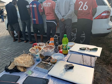 Police Arrested Six Suspect in Rivers for Cyber Fraud, Ritual Activities And Defrauding