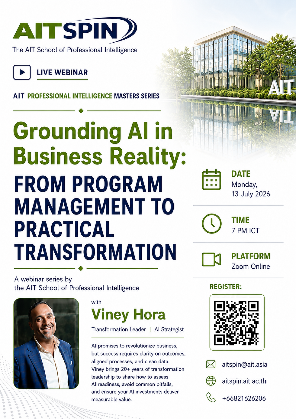 AITSPIN Professional Intelligence Masters Series: Grounding AI in Business Reality