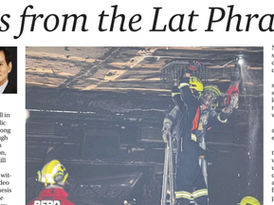 Prof. Worsak Examines the Hidden Fire Dynamics of the Lat Phrao Tragedy in a Bangkok Post Op-Ed