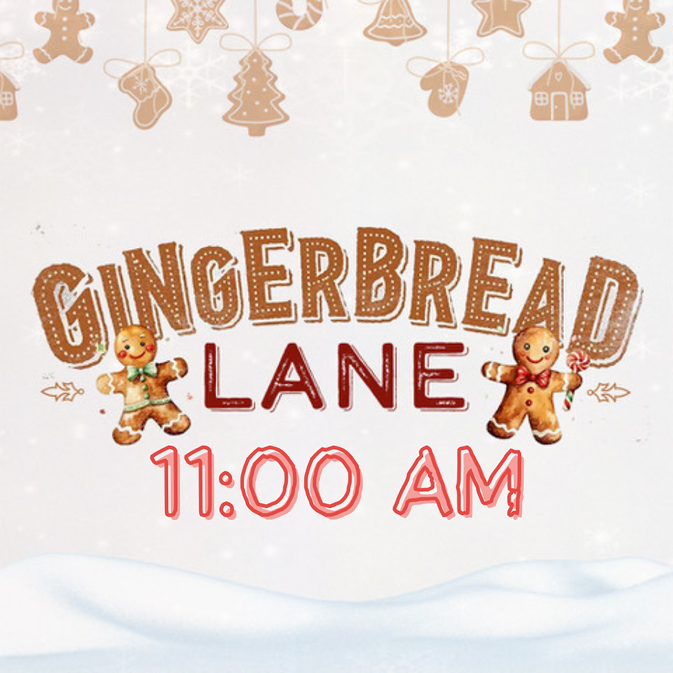 Gingerbread Lane | 11:00 AM