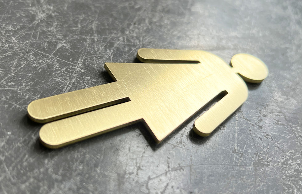 PICTOGRAMME découpé en laiton