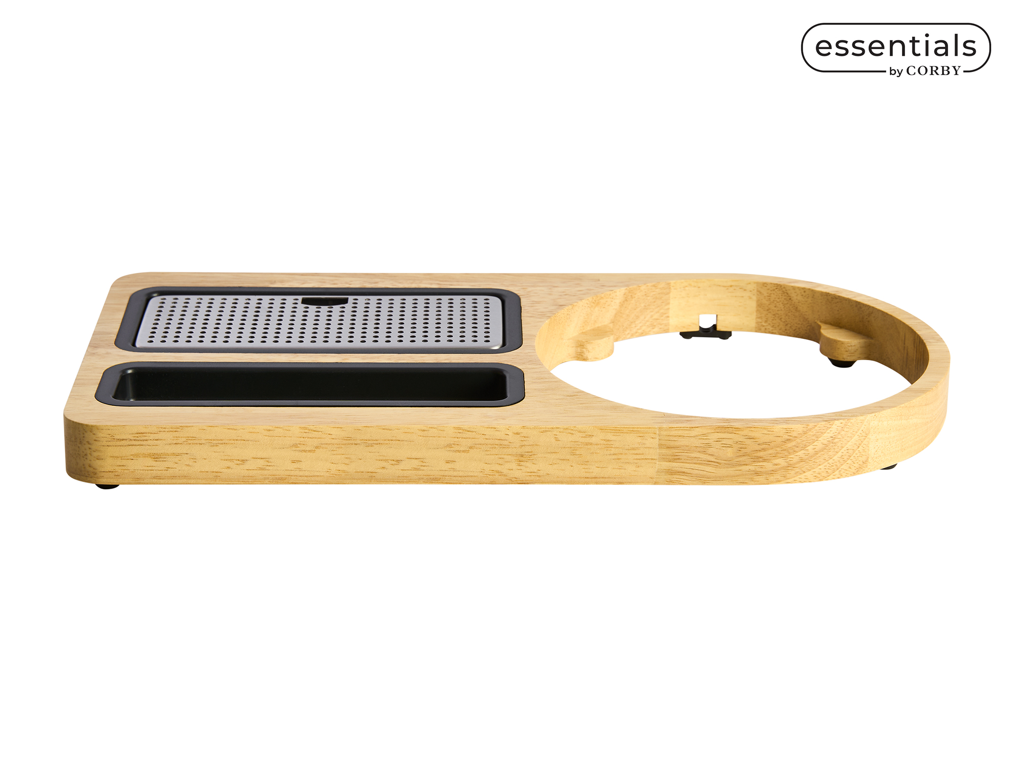 Compact Welcome Tray (Buckingham / WT0005) in Light Wood