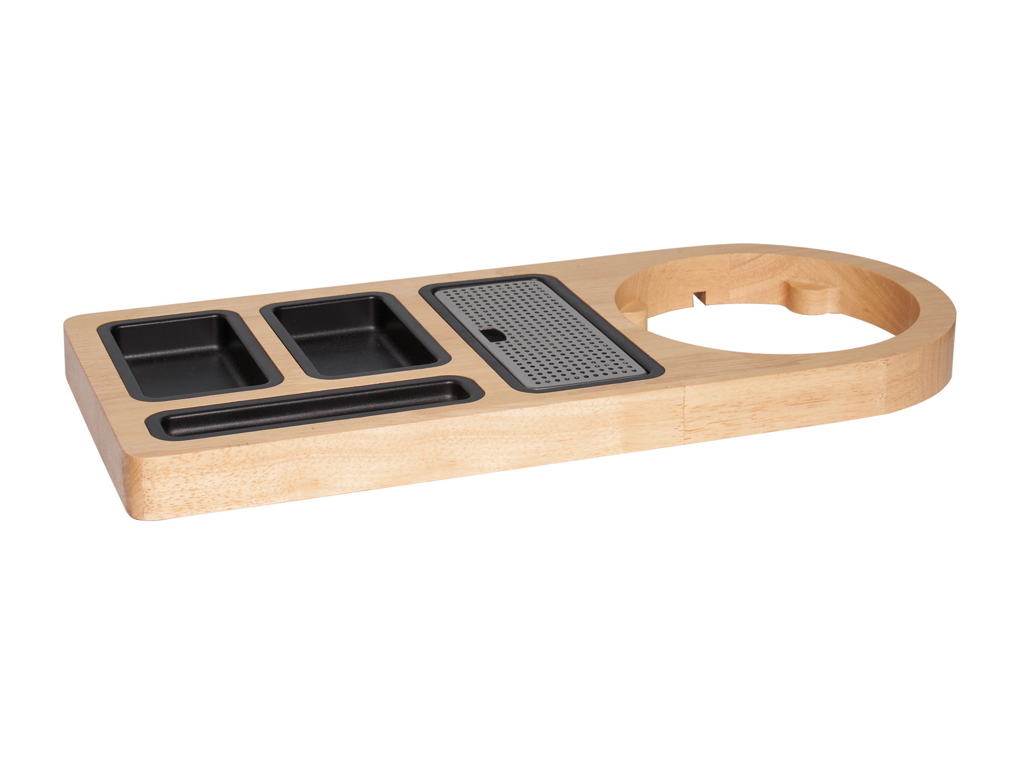 Standard Welcome Tray (Buckingham / WT0001) in Light Wood view 3