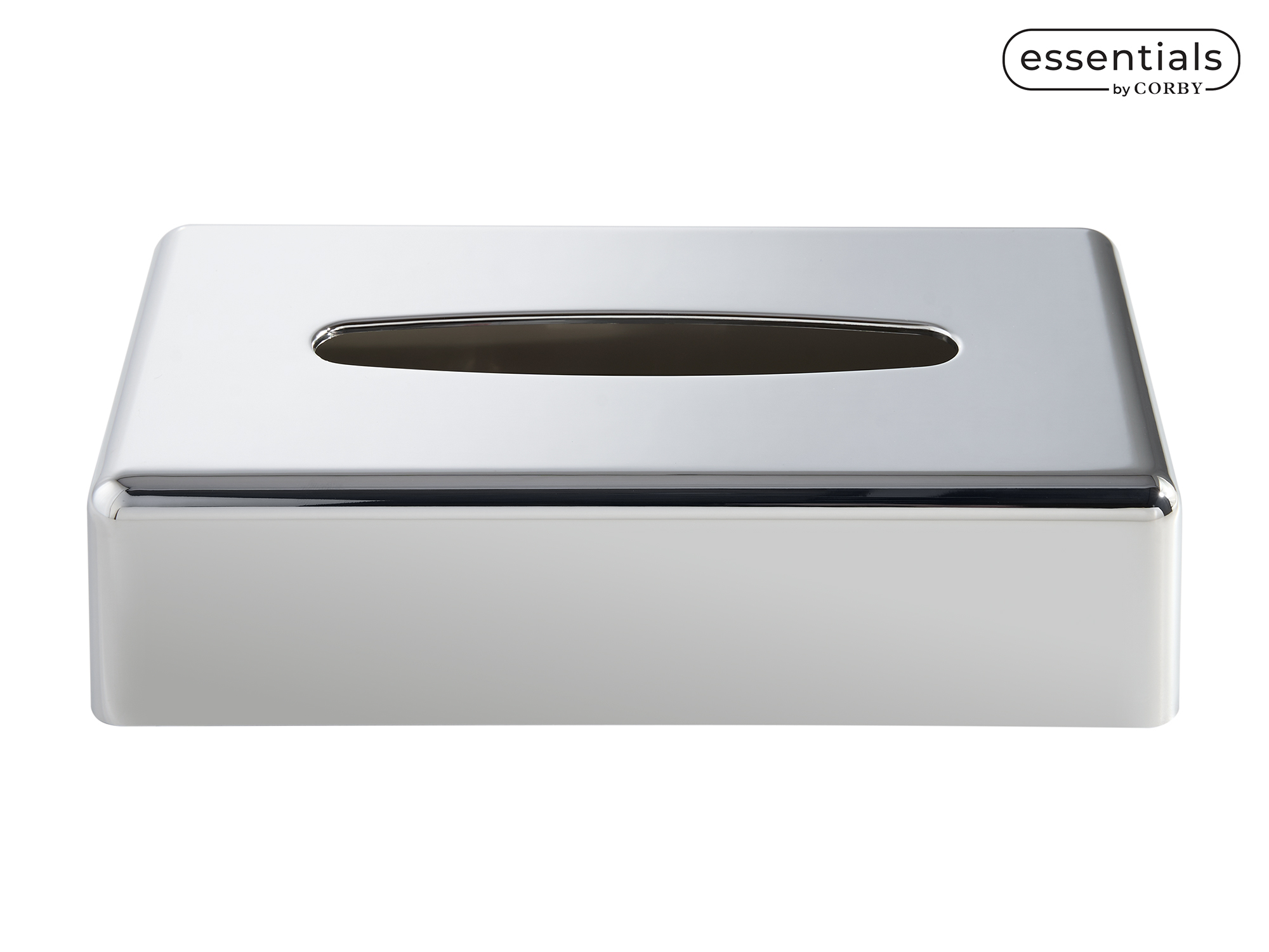 Rectangle Tissue Box Holder (Devon / TBC0002) in Chrome