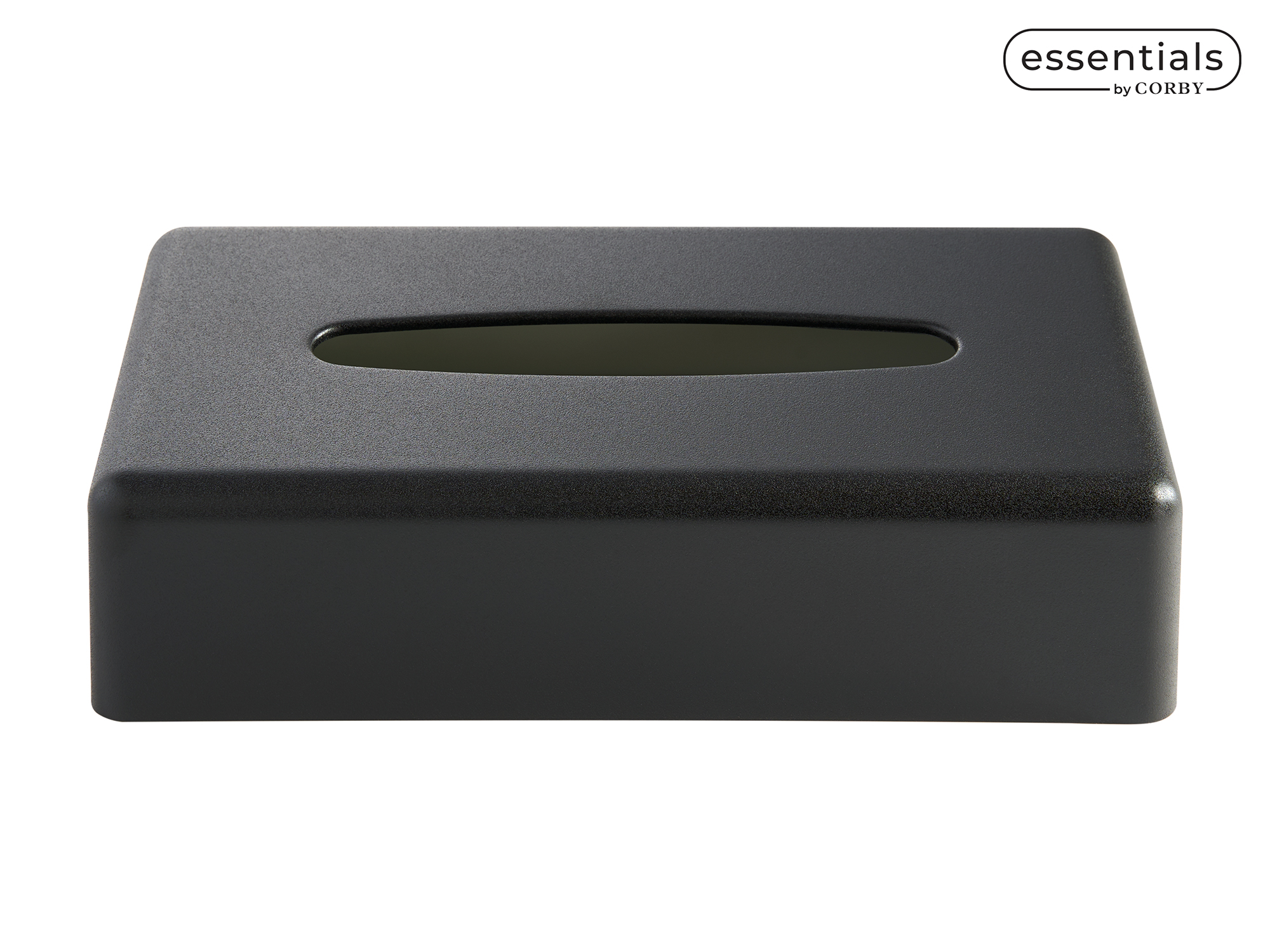 Rectangle Tissue Box Holder (Devon / TBC0002) in Black